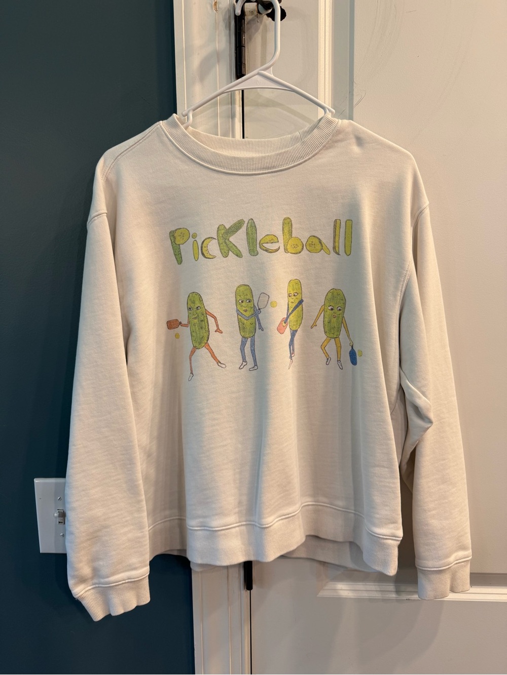 Unfortunate Portrait Pickleball Sweatshirt
